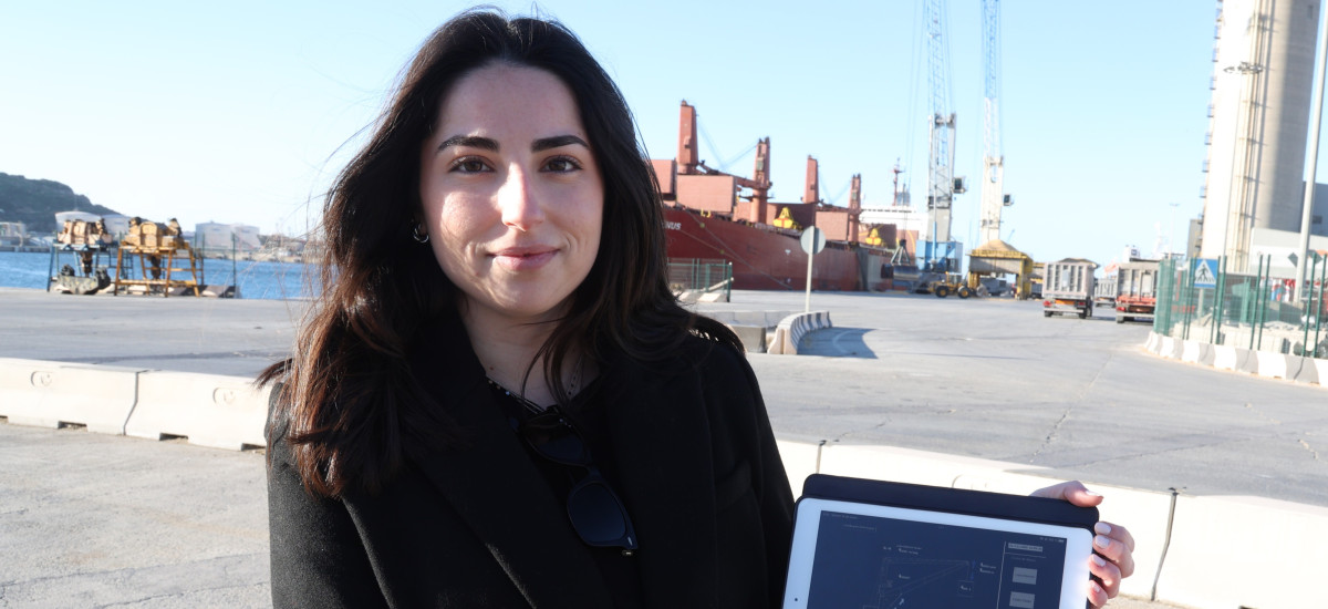 Premiada una alumna de la UPCT por su sistema de monitorización para las grúas de la terminal marítima